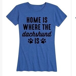 NWT-Cotton-Blend Dachshund Short Sleeve Tee Shirt